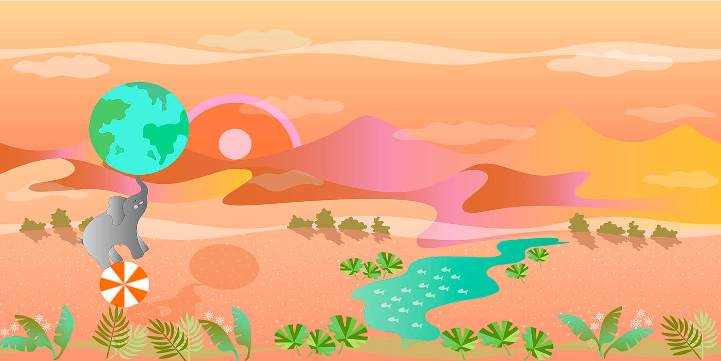 Tapeta UNA STORIA PER STAGIONE - ESTATE SE34269 - ALESSANDRA BALDERESCHI