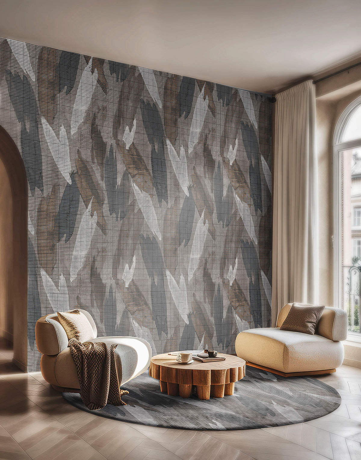 TAPETA SHADOW FEATHERS SE34474/SE34474-C/SE34474-C1