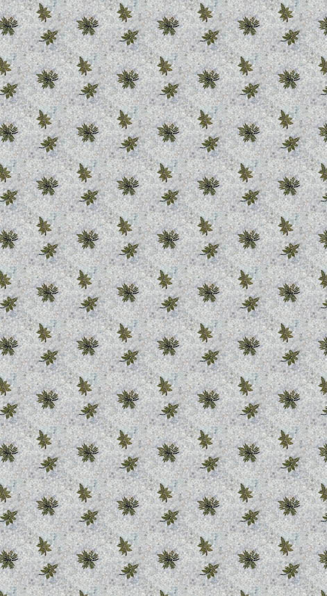 Tapeta MOSAICO_FIORI E FOGLIE SE34260 - GUMDESIGN